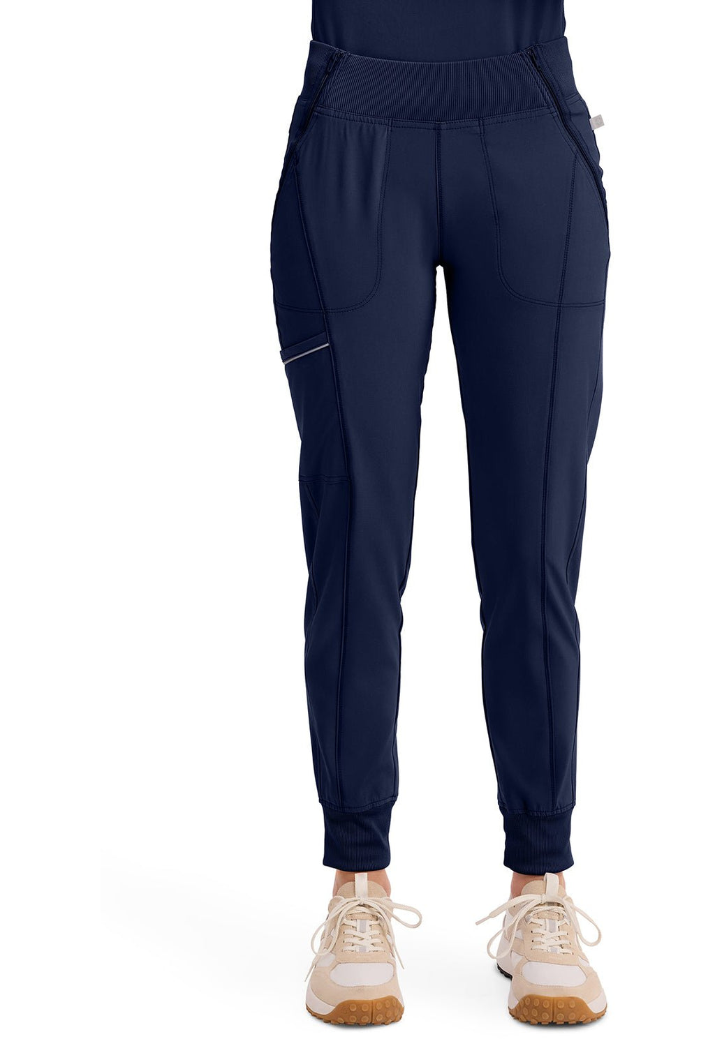 Infinity Mid Rise Zipper Scrub JoggerCherokee InfinityCK110A-BLACK-XXS