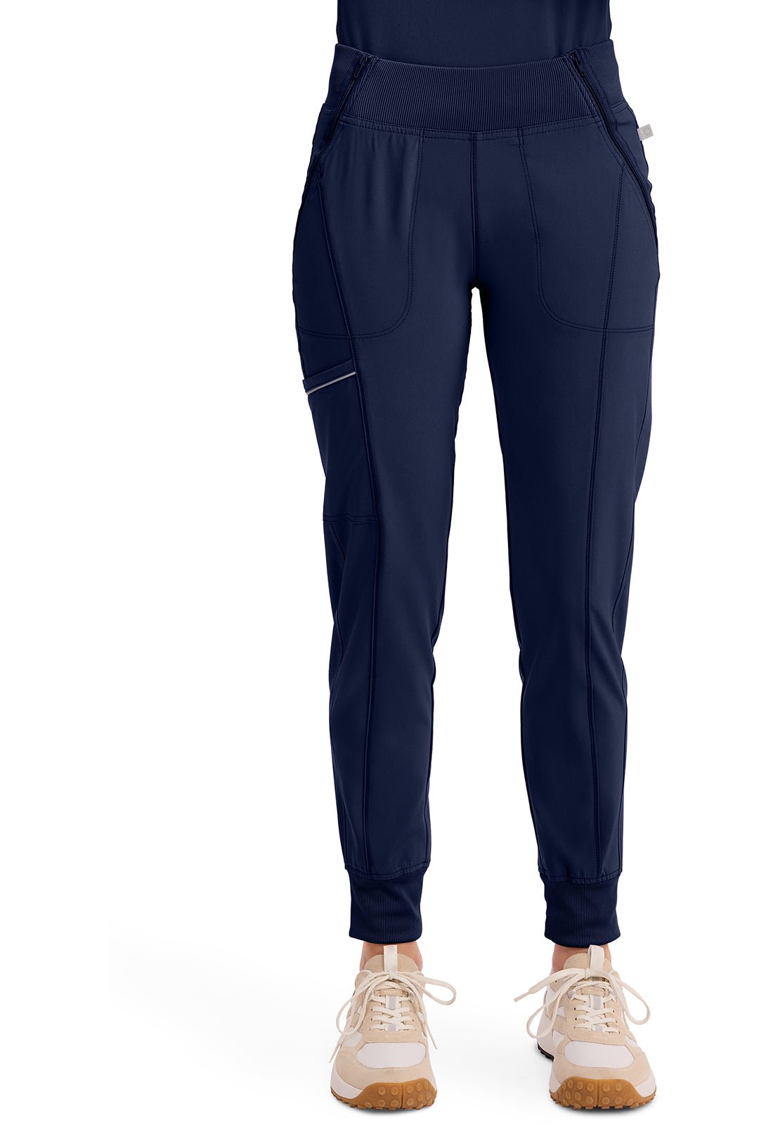 Infinity Mid Rise Zipper Scrub JoggerCherokee InfinityCK110A-BLACK-XXS