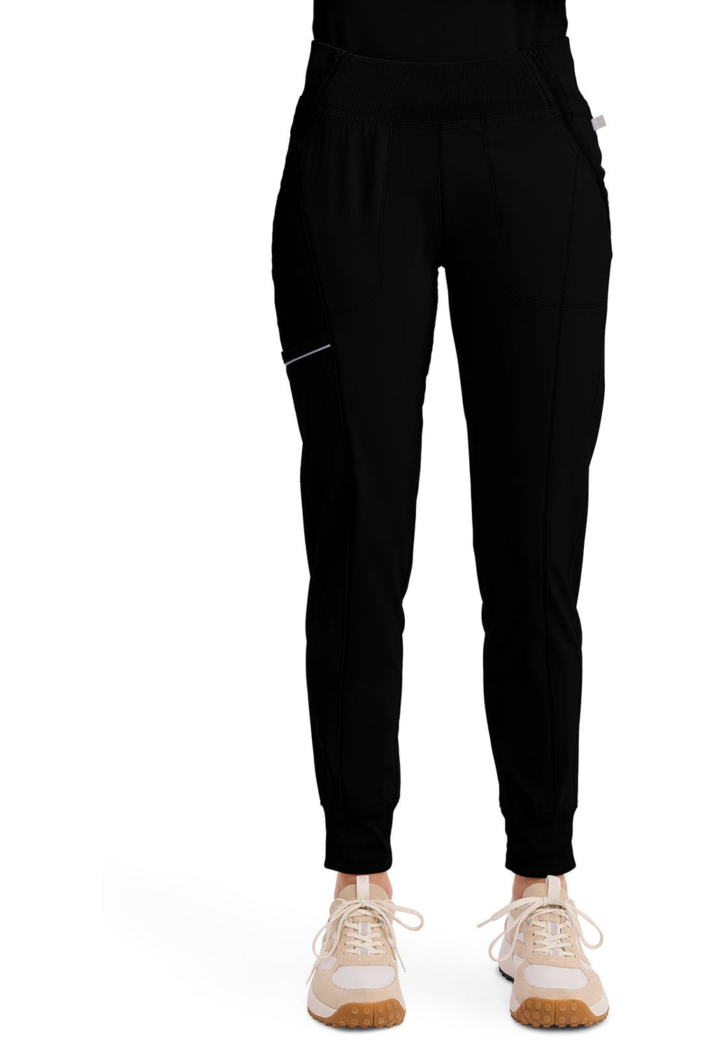 Infinity Mid Rise Zipper Scrub JoggerCherokee InfinityCK110A-BLACK-XXS