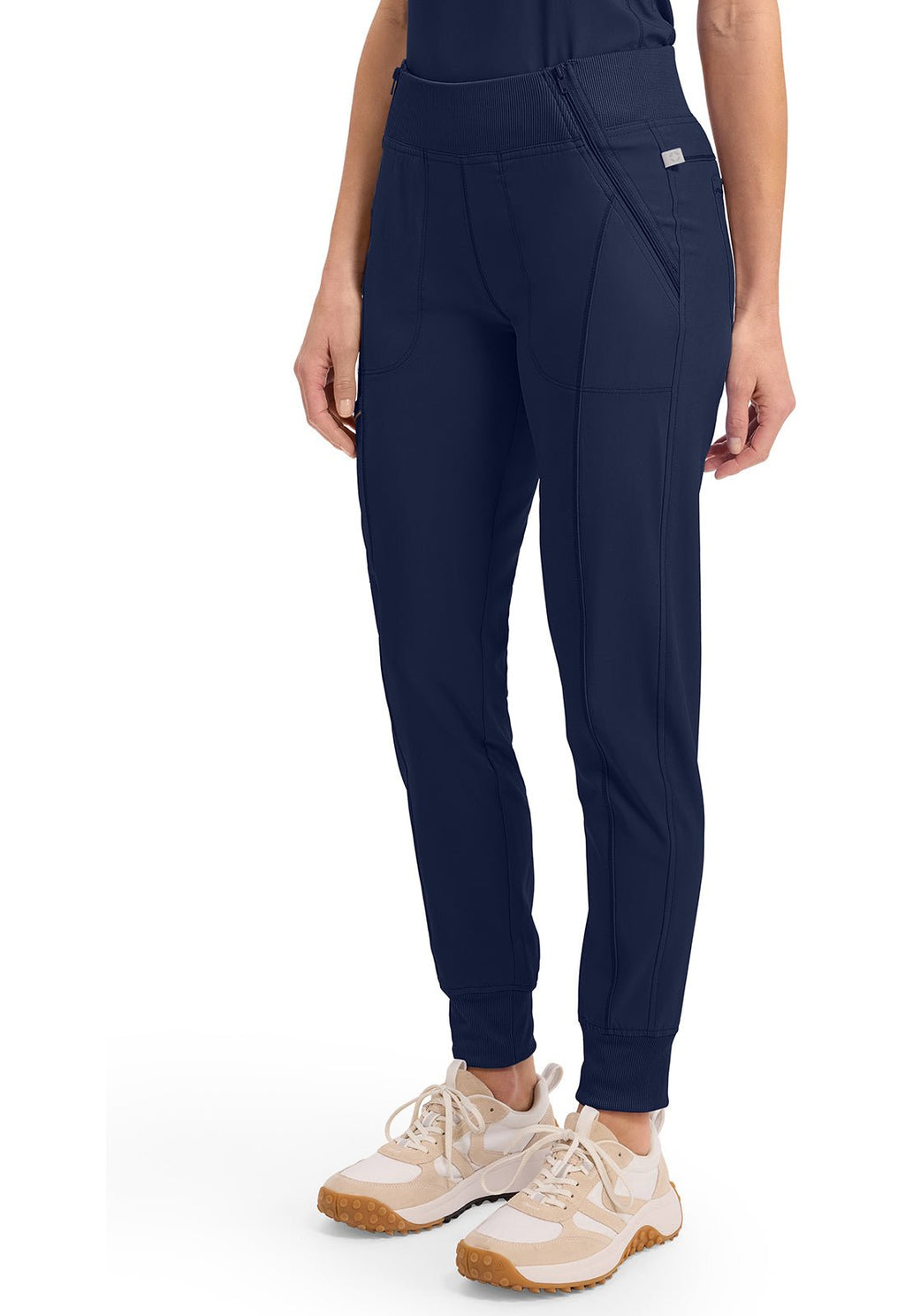 Infinity Mid Rise Zipper Scrub JoggerCherokee InfinityCK110A-NAVY-XXS