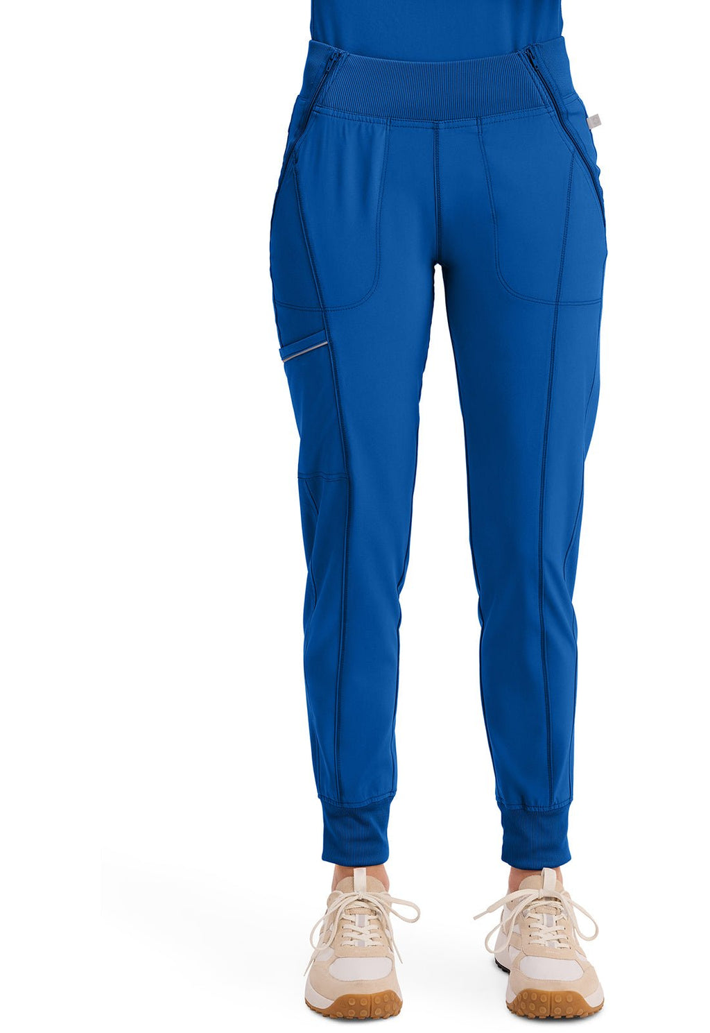 Infinity Mid Rise Zipper Scrub JoggerCherokee InfinityCK110A-ROYAL-XXS