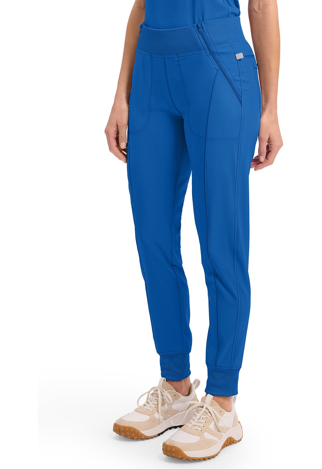 Infinity Mid Rise Zipper Scrub JoggerCherokee InfinityCK110A-ROYAL-XXS