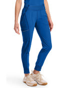 Infinity Mid Rise Zipper Scrub JoggerCherokee InfinityCK110A-ROYAL-XXS