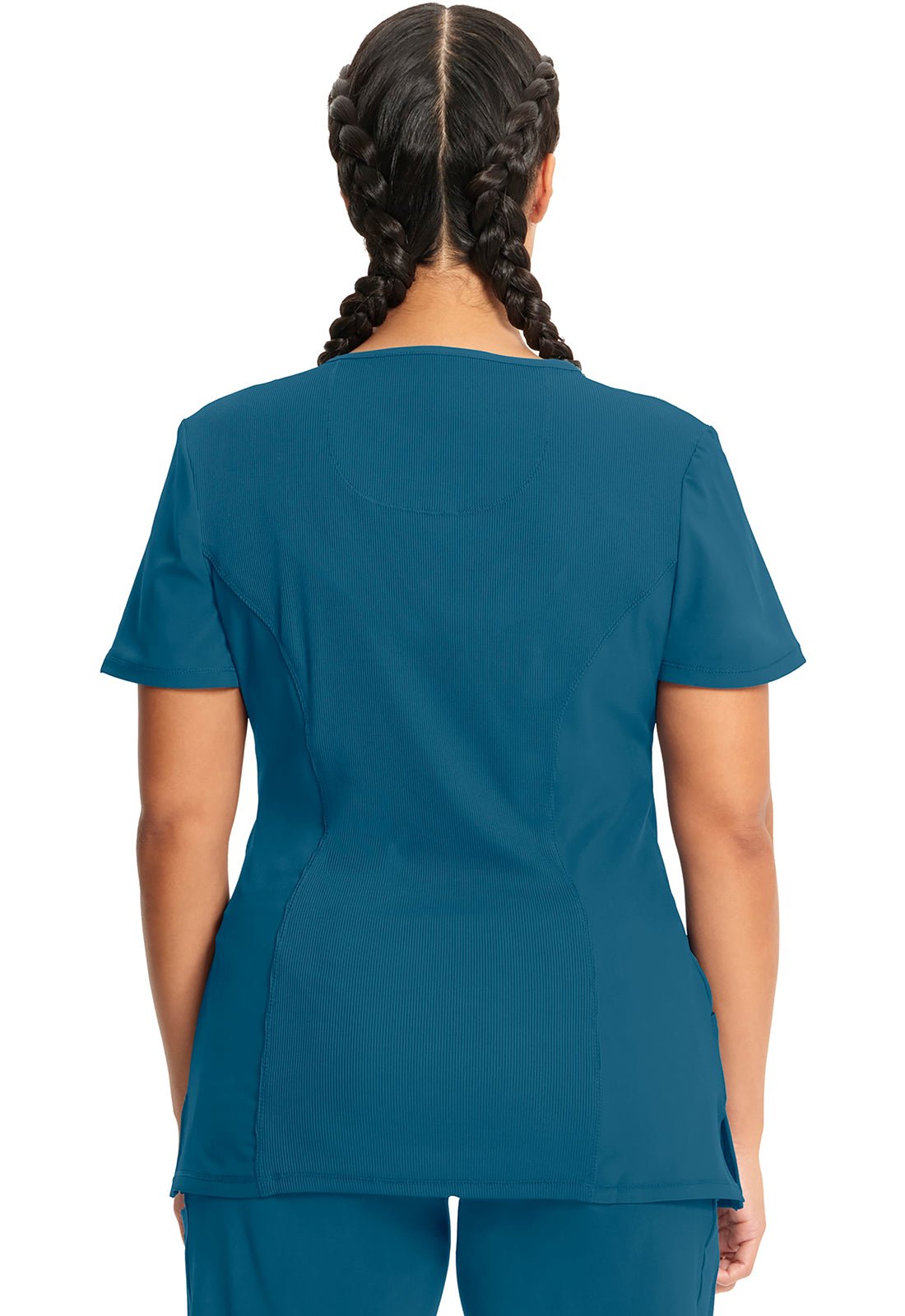 Infinity Mock Wrap Scrub TopCherokee Infinity2625A-CAPS-XXS