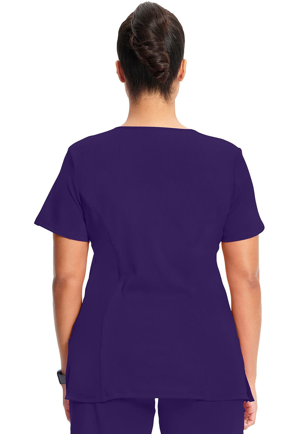 Infinity Mock Wrap Scrub TopCherokee Infinity2625A-GRAPE-2X