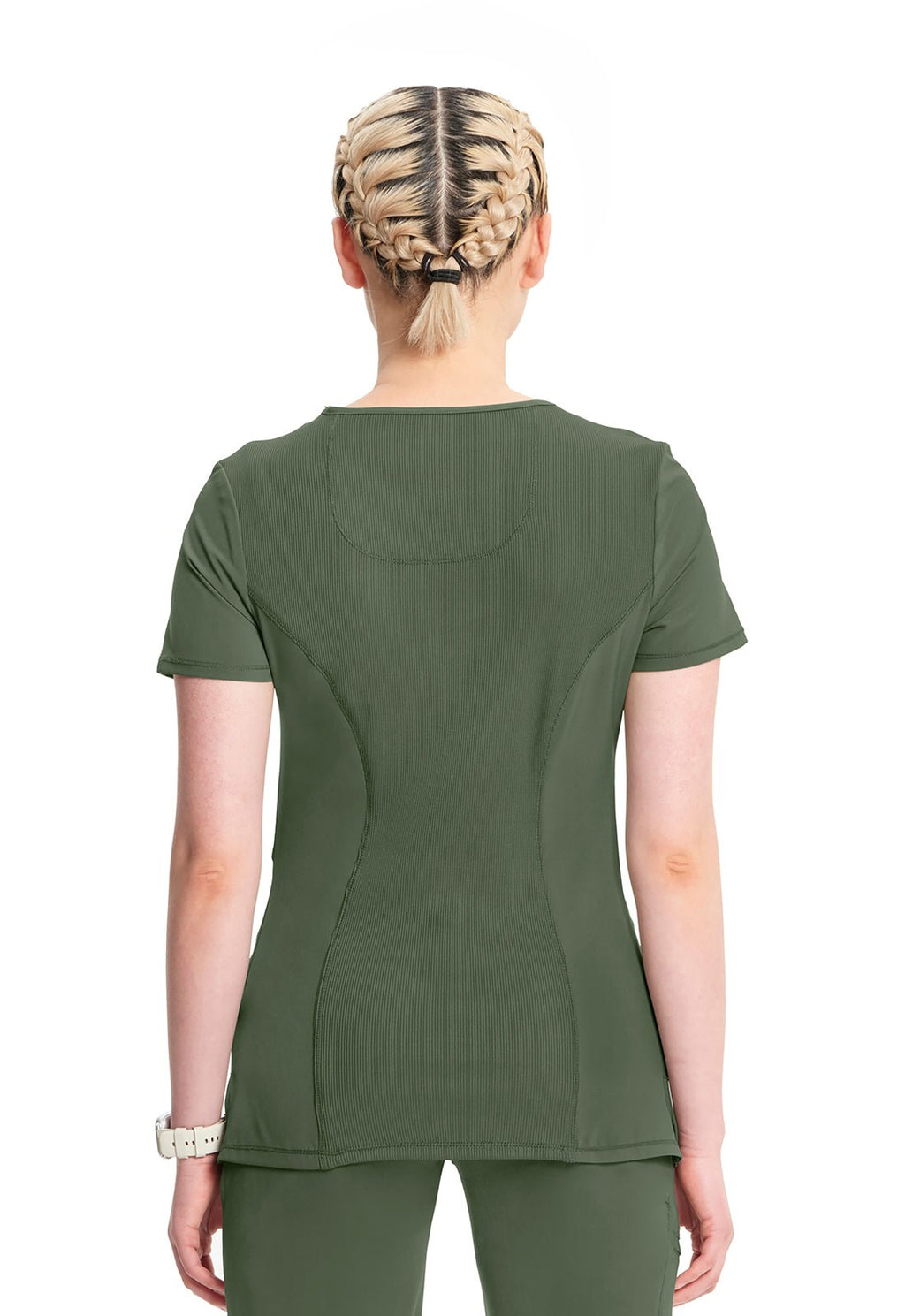 Infinity Mock Wrap Scrub TopCherokee Infinity2625A-OLPS-XXS