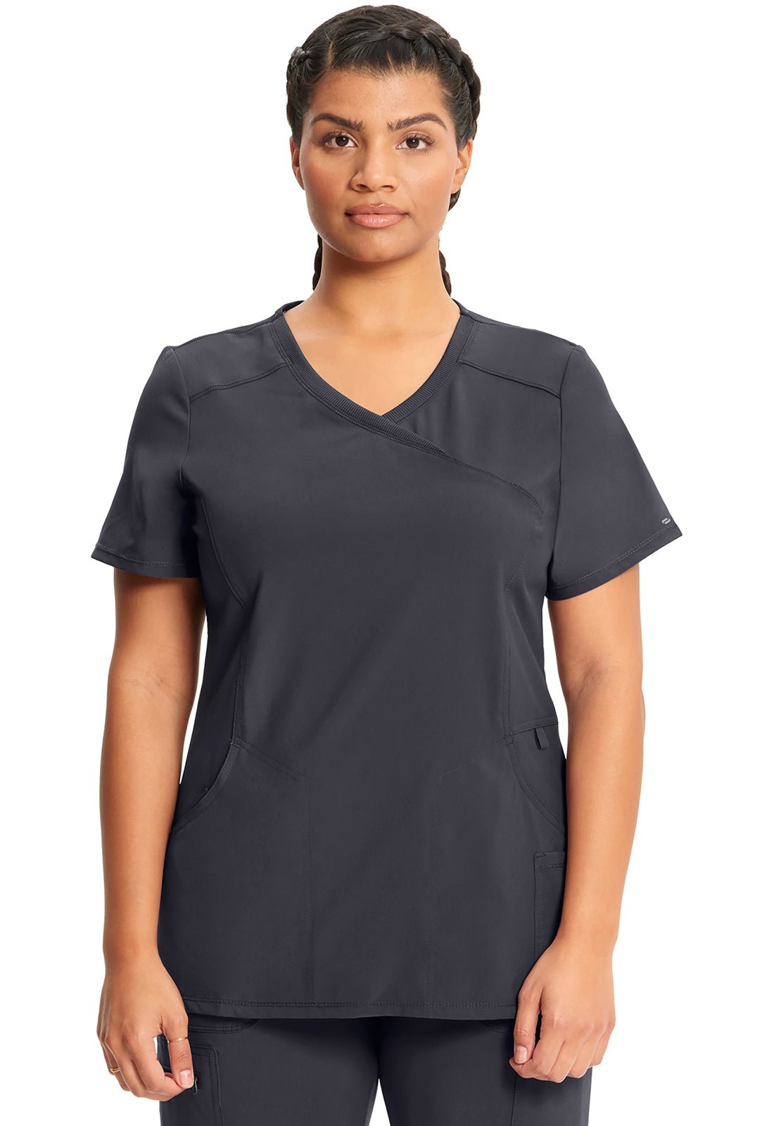 Infinity Mock Wrap Scrub TopCherokee Infinity2625A-PWPS-XXS