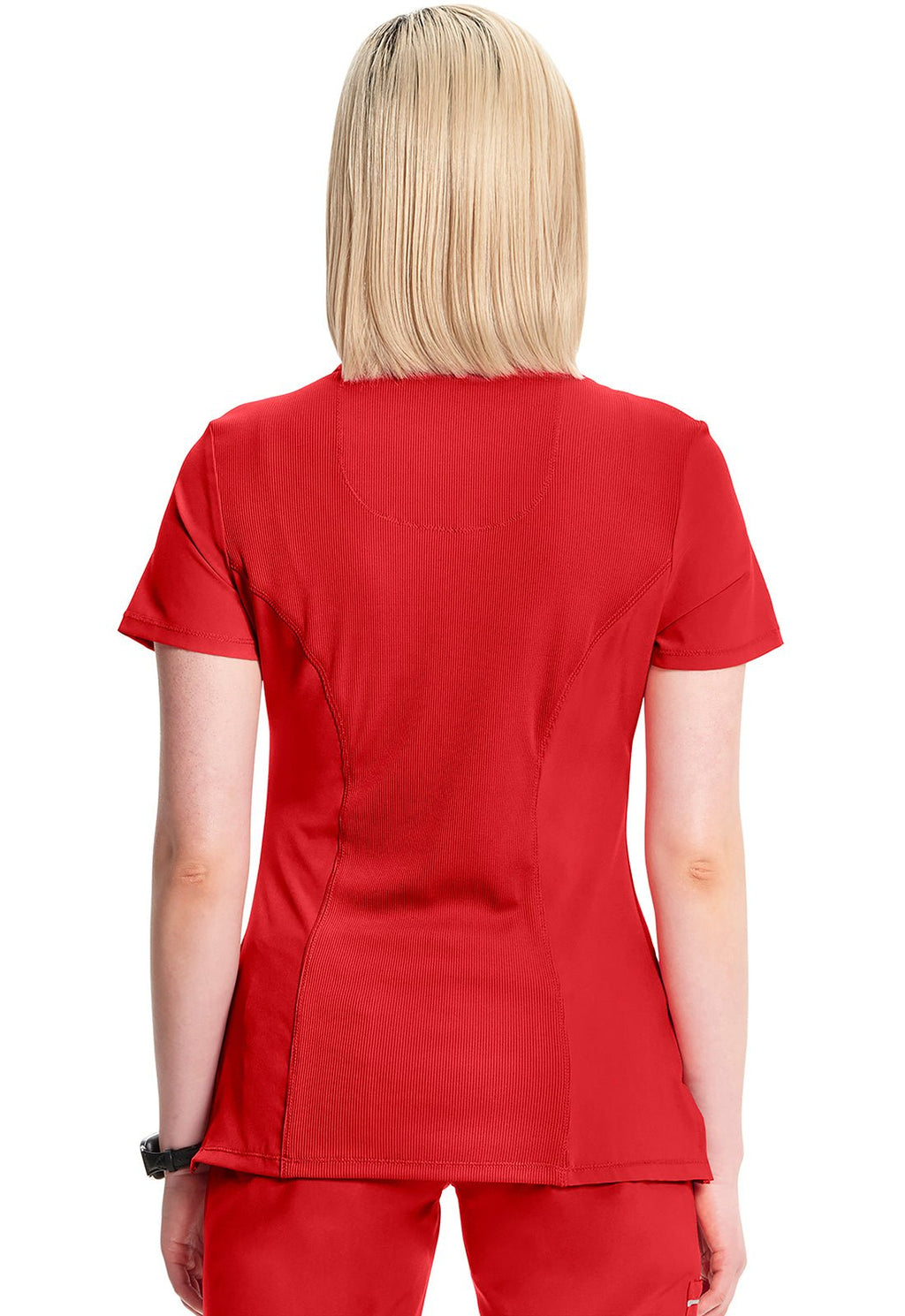 Infinity Mock Wrap Scrub TopCherokee Infinity2625A-RED-XXS