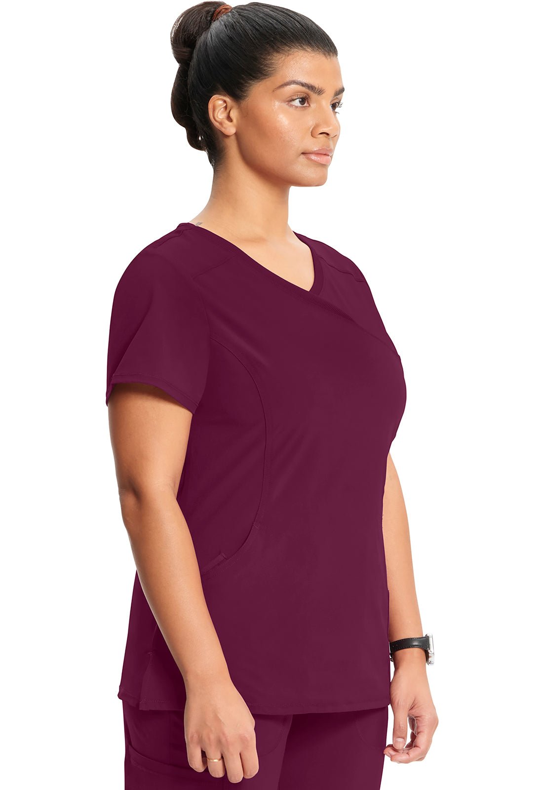 Infinity Mock Wrap Scrub TopCherokee Infinity2625A-WNPS-XXS