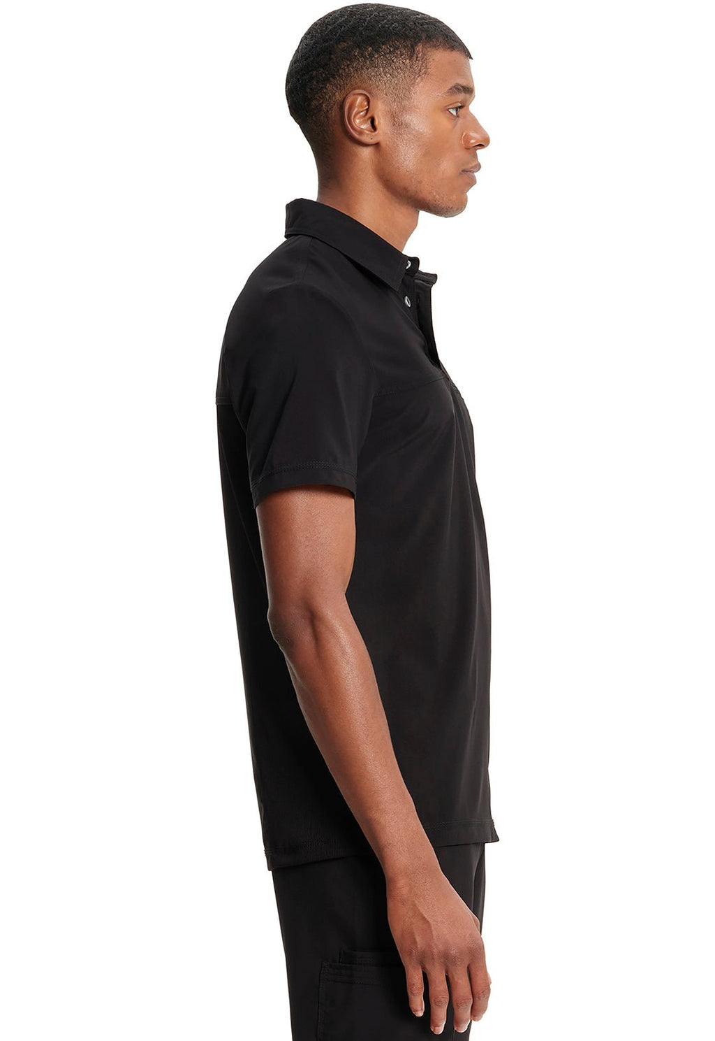 Infinity Polo Scrub TopCherokee InfinityCK825A-BLACK-XS