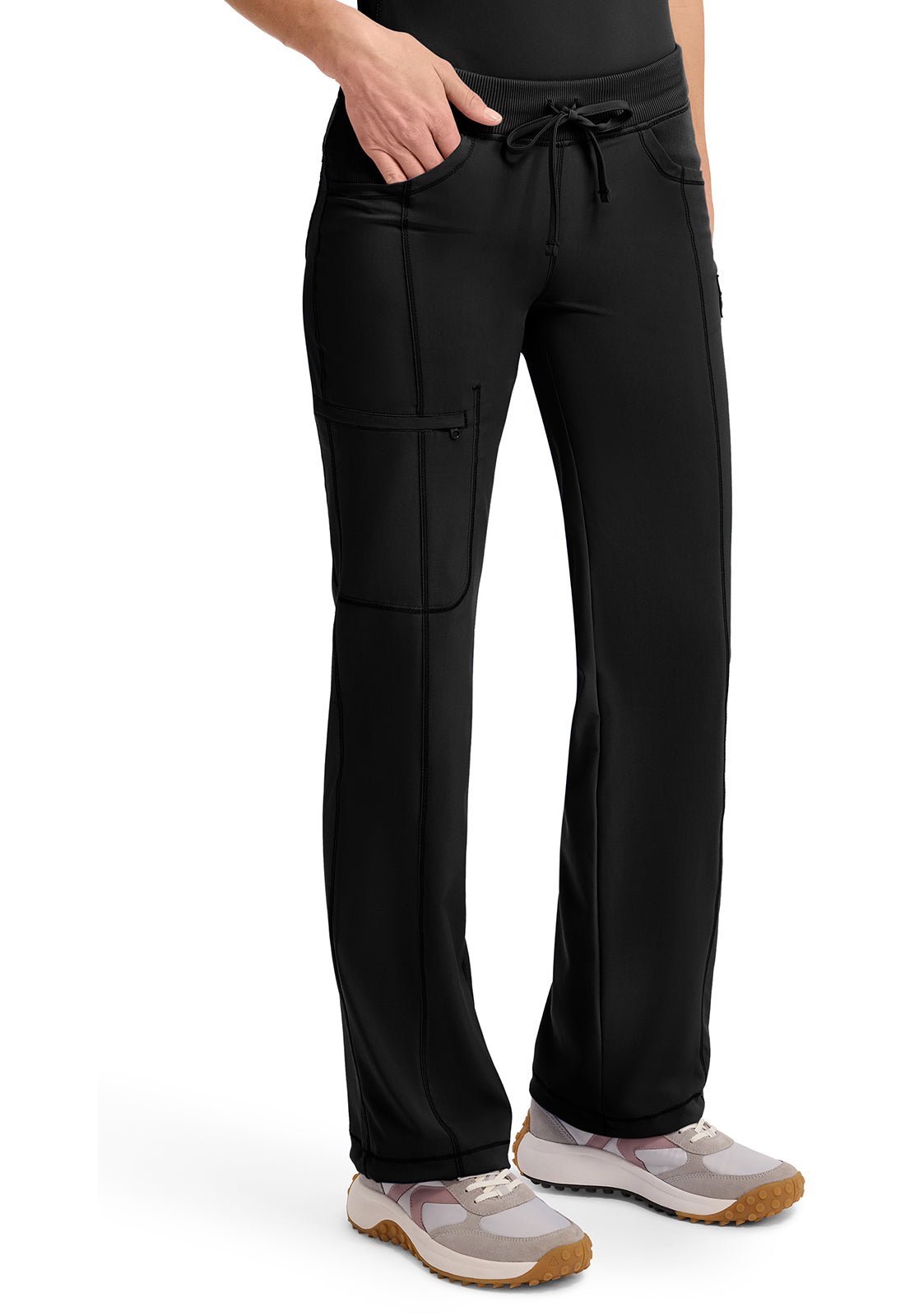 Infinity Straight Leg Scrub PantCherokee Infinity1123A-BLACK-XXS
