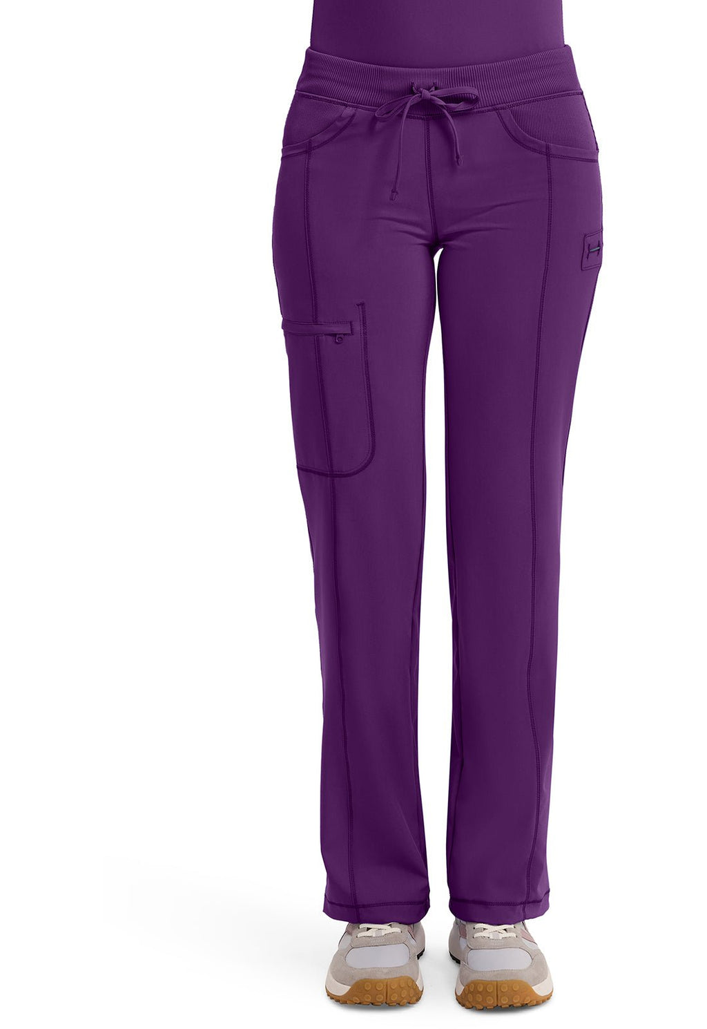 Infinity Straight Leg Scrub PantCherokee Infinity1123A-EGGPLANT-2X