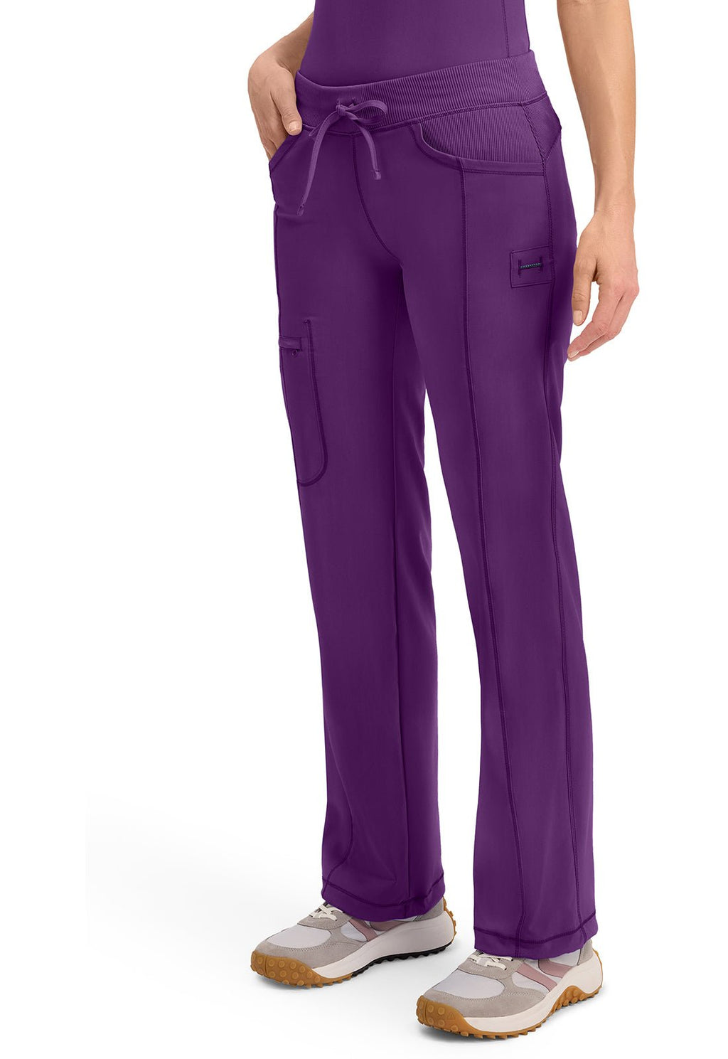 Infinity Straight Leg Scrub PantCherokee Infinity1123A-EGGPLANT-2X