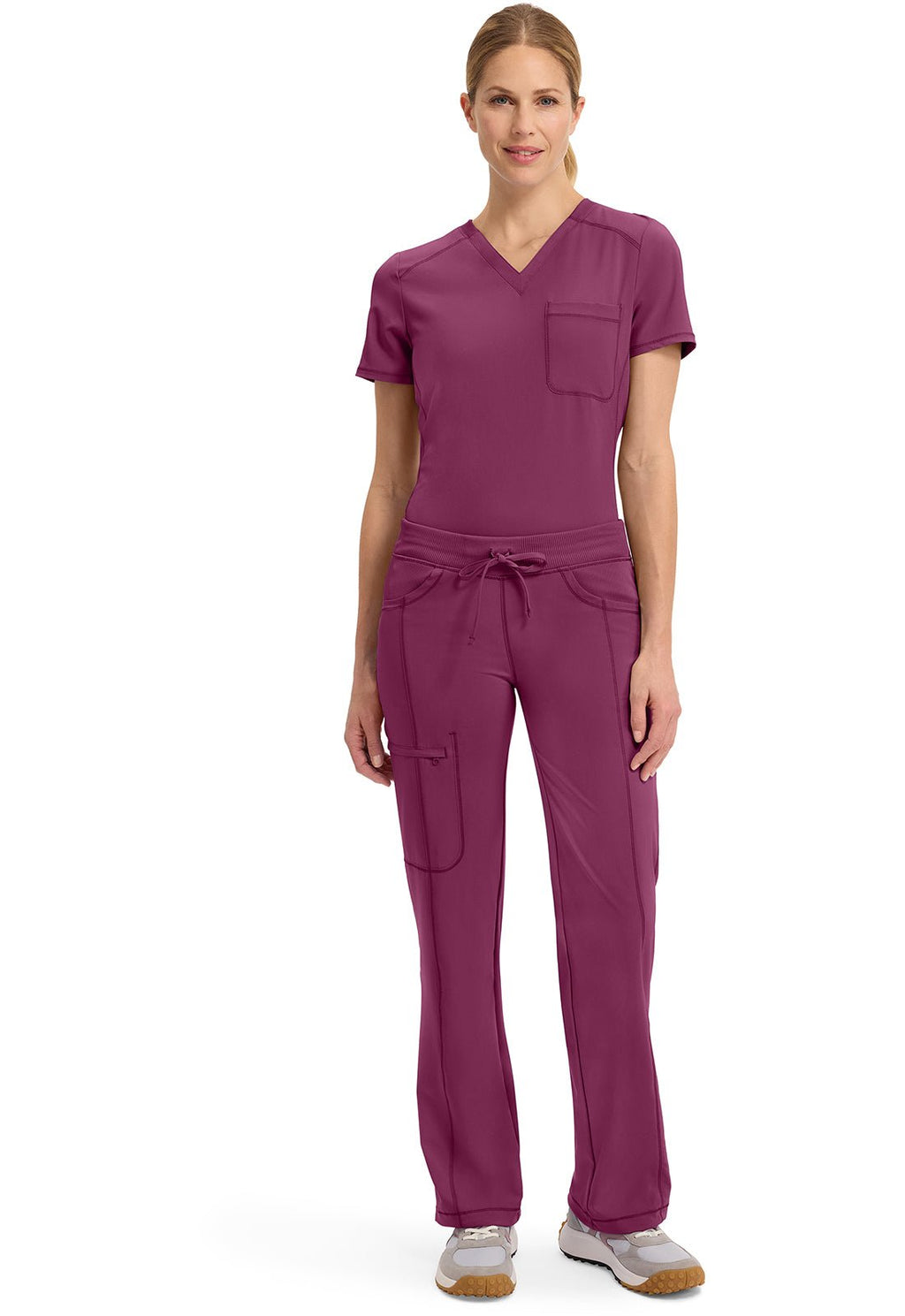 Infinity Straight Leg Scrub PantCherokee Infinity1123A-WINE-XXS