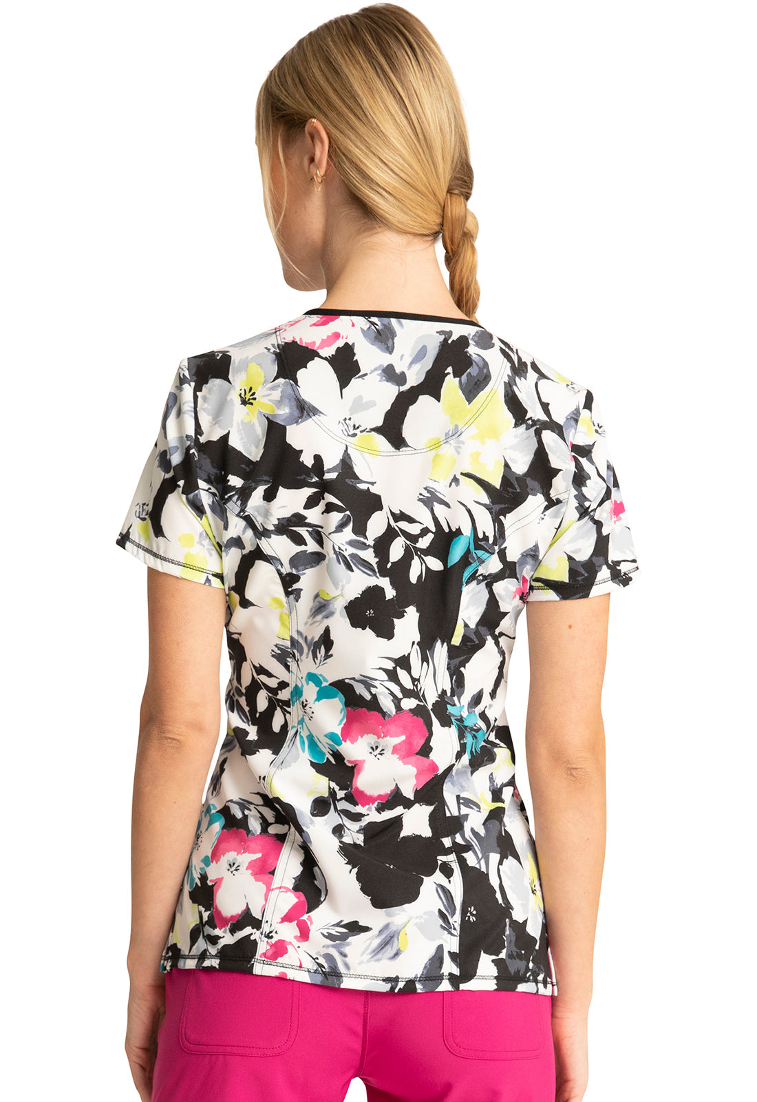 Cherokee infinity print deals scrub tops