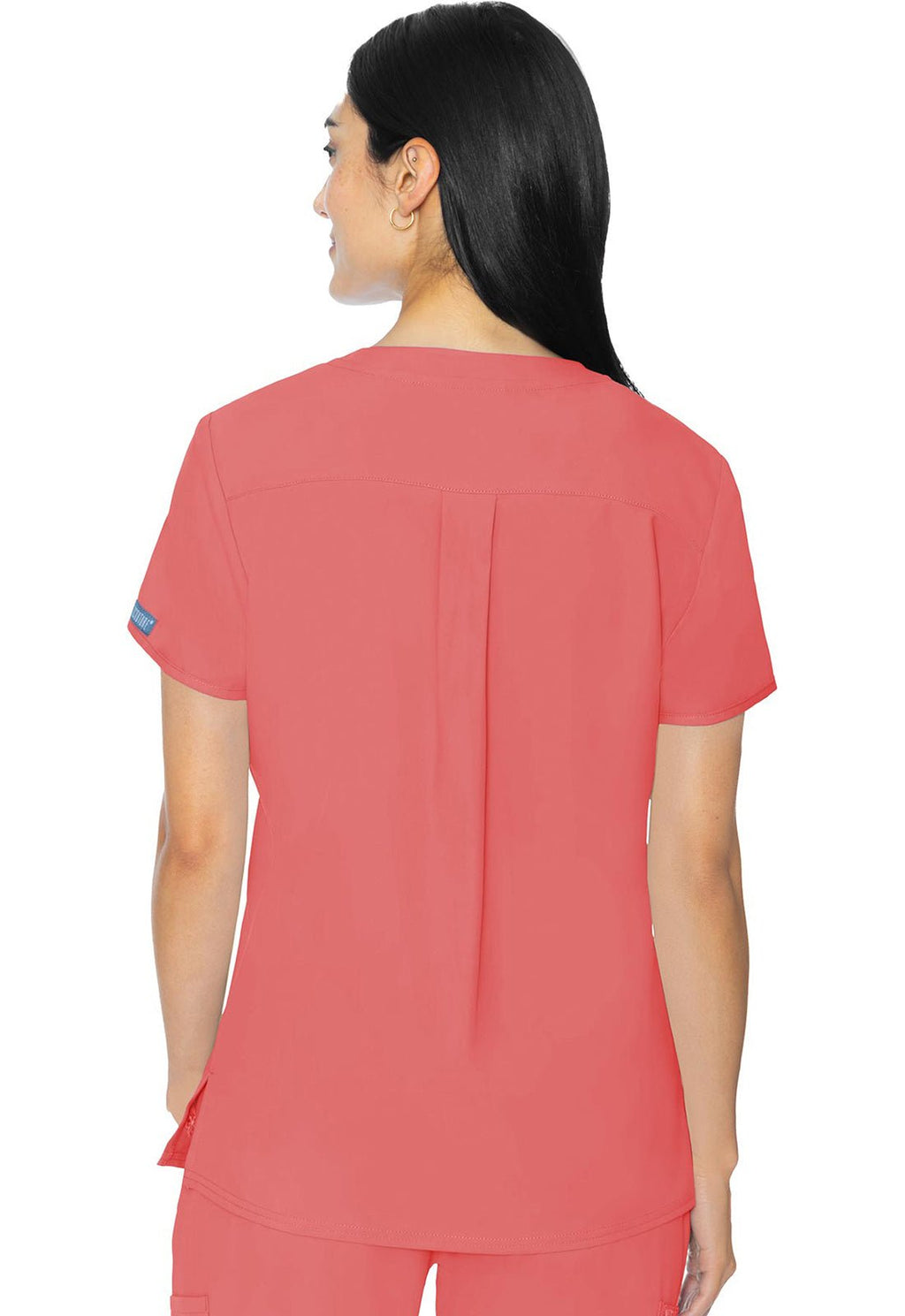 Insight 3 Pocket Scrub Top – Lightweight, Medium StretchMed CoutureMC2411-CORAL-XS