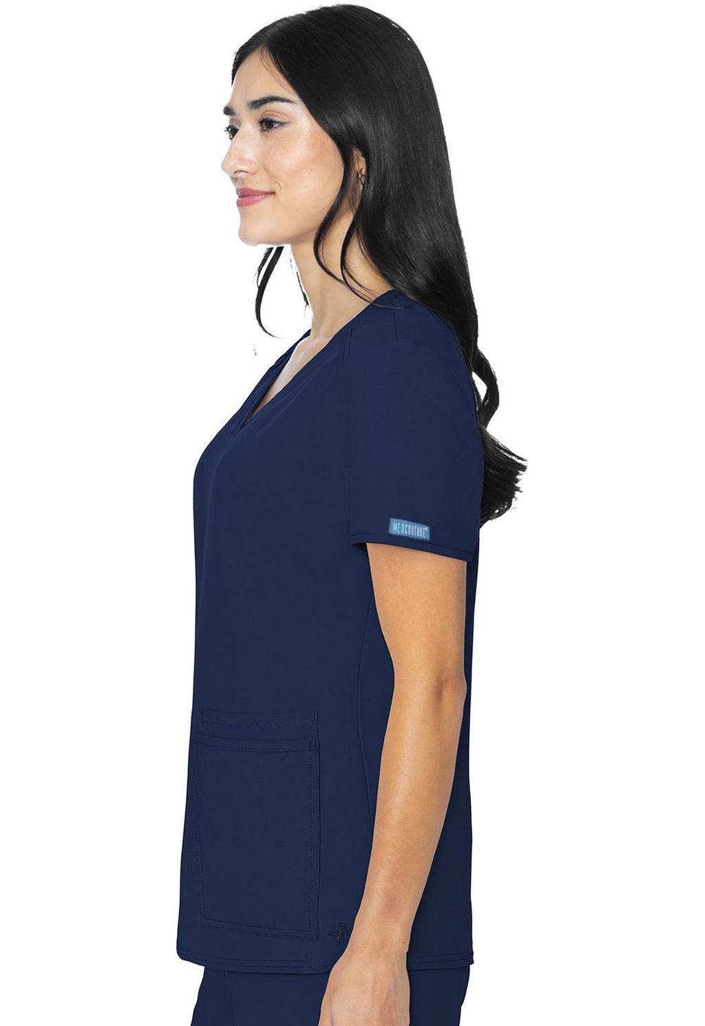 Insight 3 Pocket Scrub Top – Lightweight, Medium StretchMed CoutureMC2411-NAVY-XS