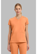 Insight 3 Pocket Scrub Top – Lightweight, Medium StretchMed CoutureMC2411-PEACH-XS