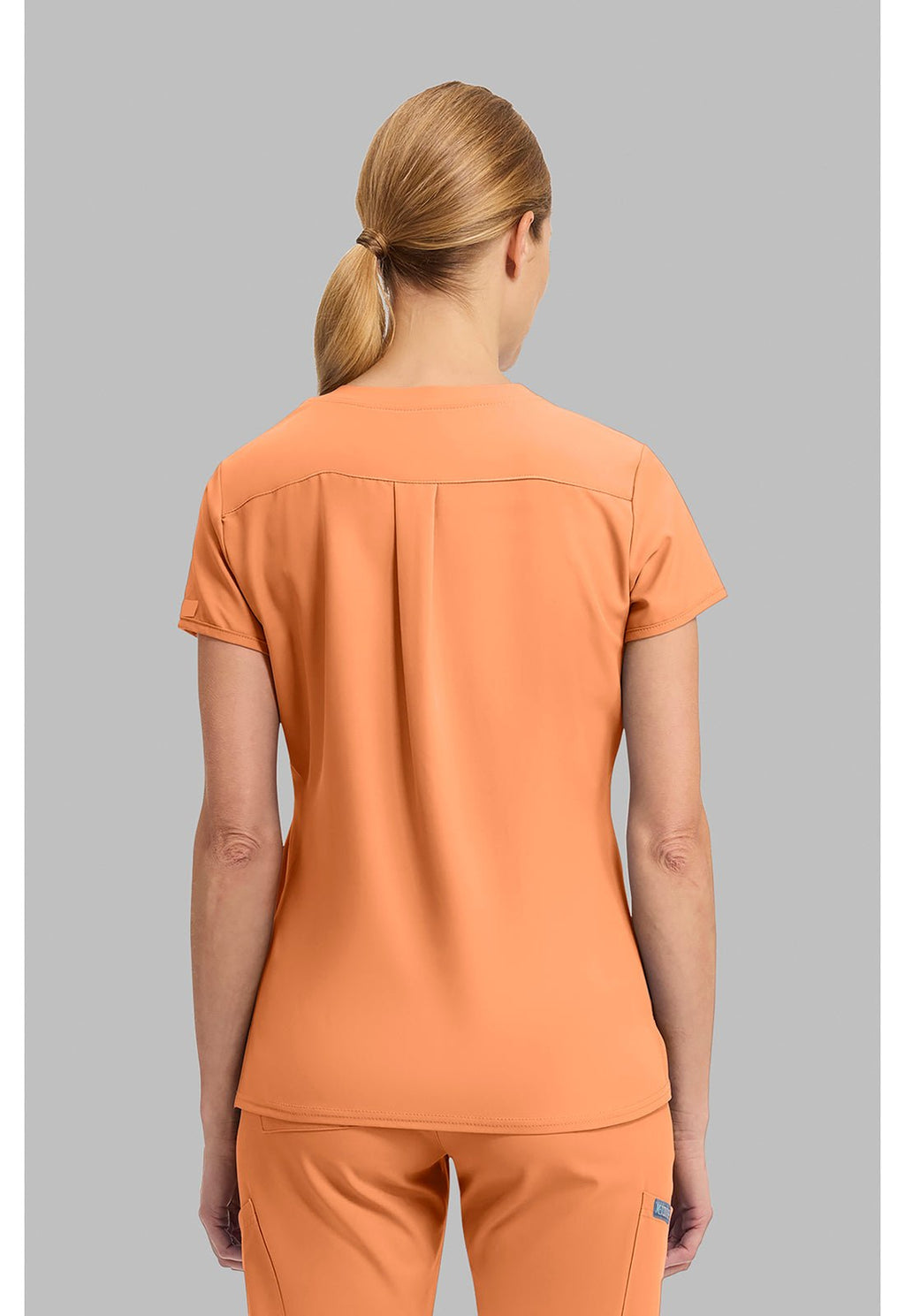 Insight 3 Pocket Scrub Top – Lightweight, Medium StretchMed CoutureMC2411-PEACH-XS