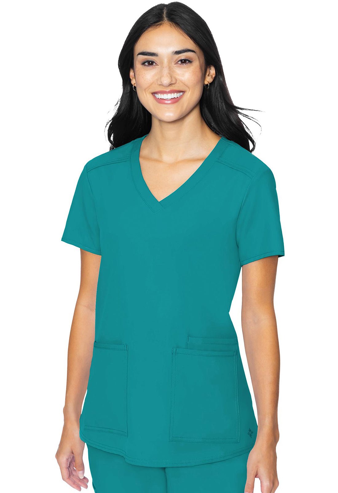 Insight 3 Pocket Scrub Top – Lightweight, Medium StretchMed CoutureMC2411-TEAL-XS