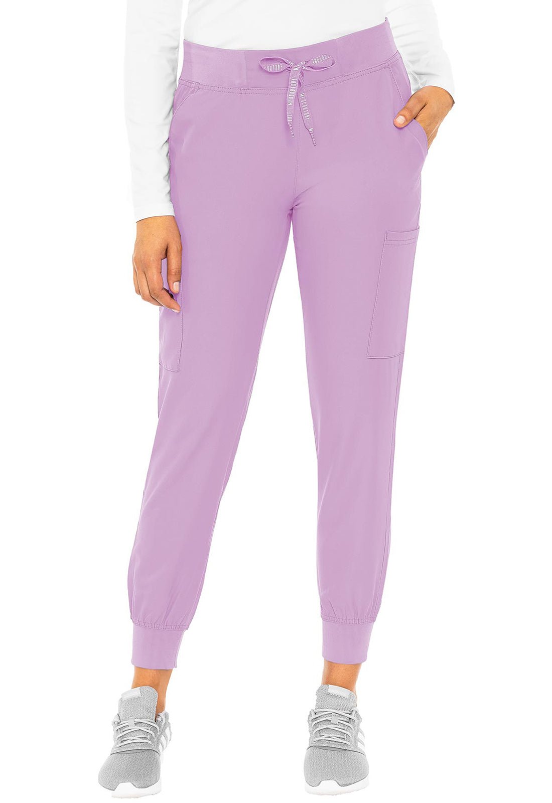 Insight 6 - Pocket Jogger Scrub Pants – Lightweight, Stretch, Moisture - WickingMed CoutureMC2711-LILAC-XS