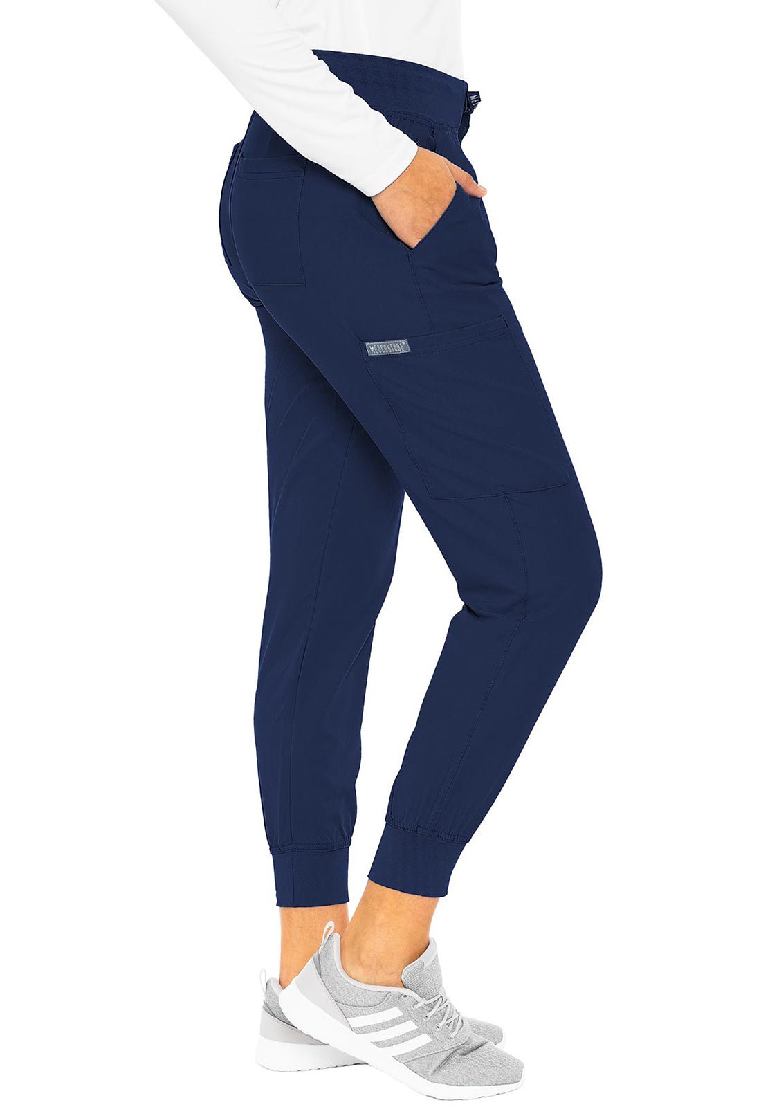 Insight 6 - Pocket Jogger Scrub Pants – Lightweight, Stretch, Moisture - WickingMed CoutureMC2711-NAVY-XS