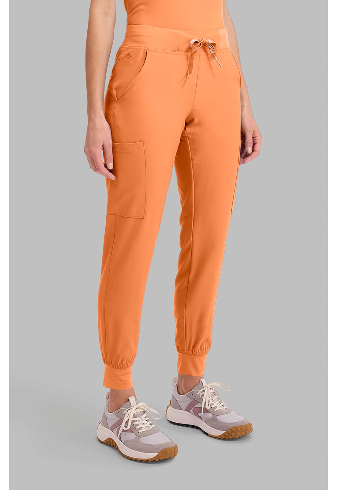 Insight 6 - Pocket Jogger Scrub Pants – Lightweight, Stretch, Moisture - WickingMed CoutureMC2711-PEACH-XS