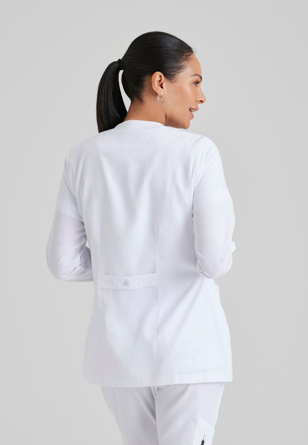Jamie Snap - Front Scrub JacketGrey's Anatomy Classic4450-WHITE-XS
