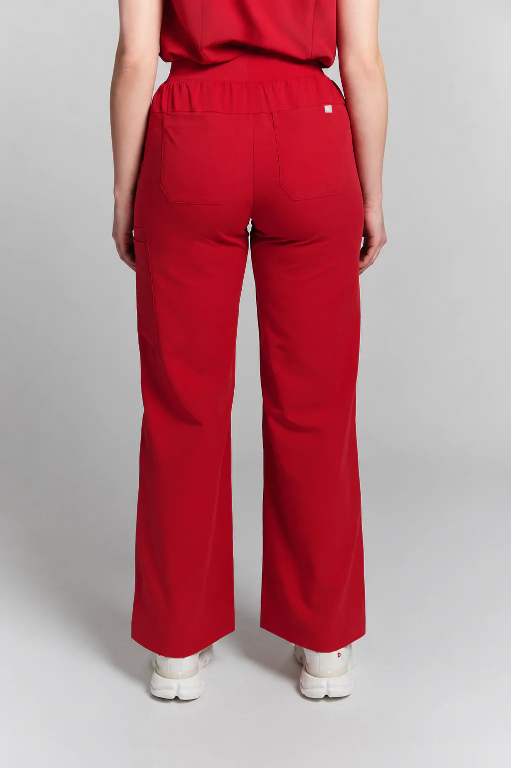 ACE High-Waisted Wide Leg Scrub Pants