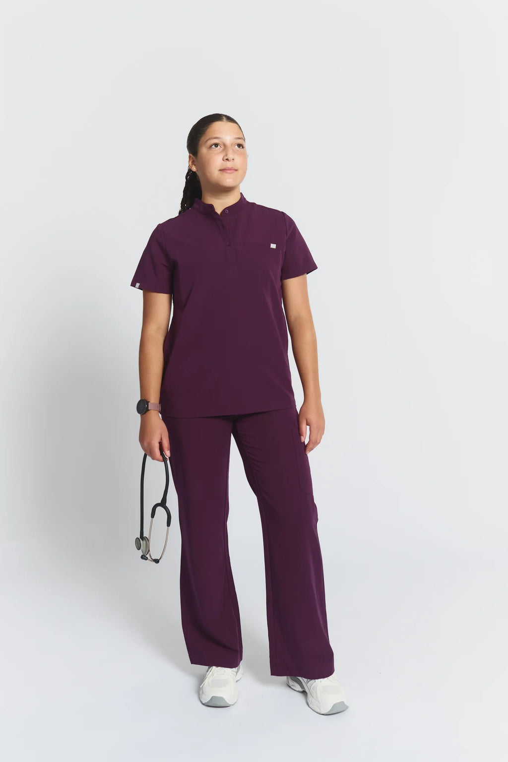 Gloria Button Up Scrub Top