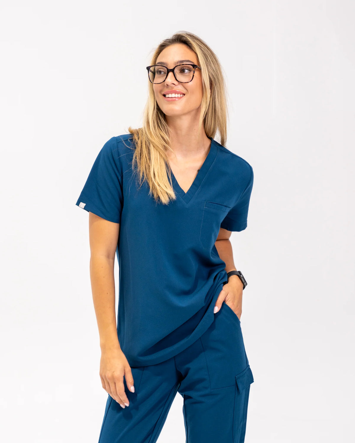 Olivia Tuck-In Scrub Top