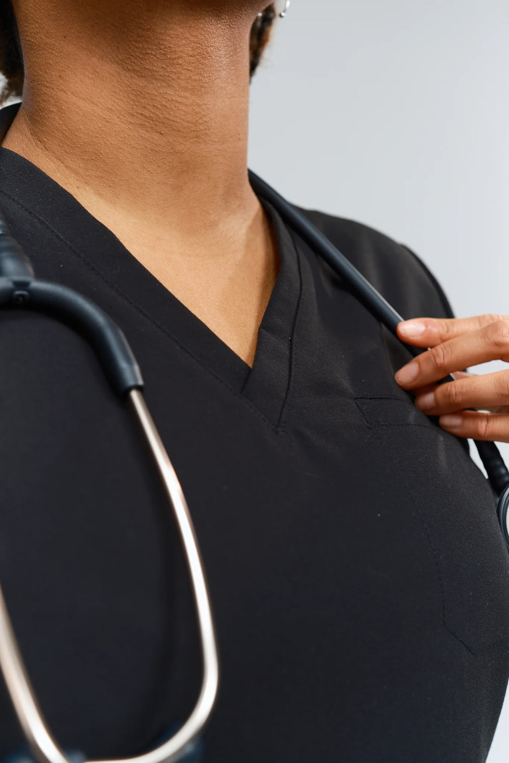 Olivia Tuck In Scrub Top