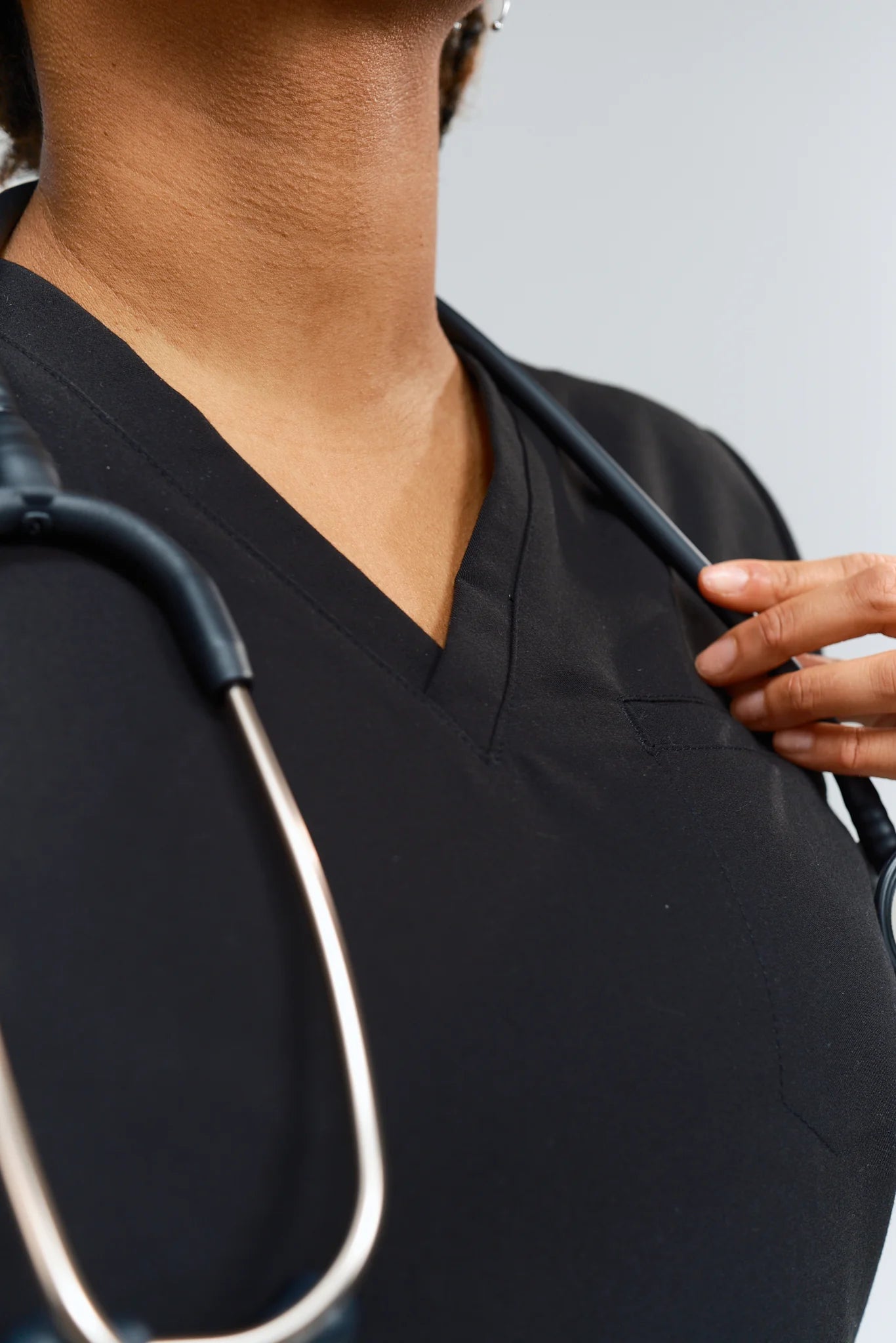 Olivia Tuck In Scrub Top