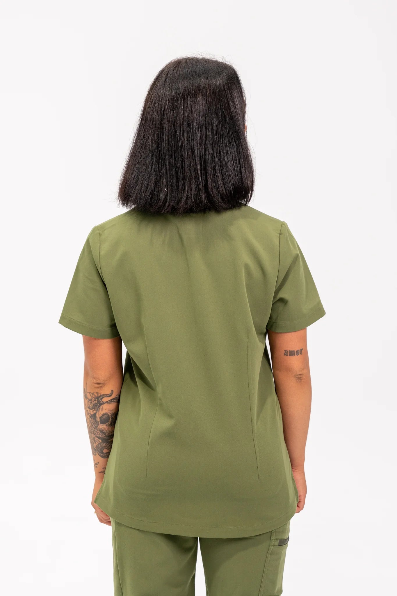 Olivia Tuck In Scrub Top