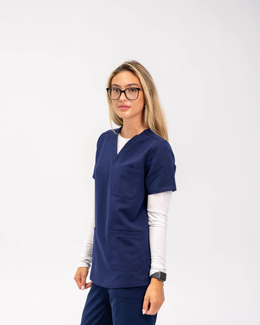 Victoria 4-Pocket Scrub Top