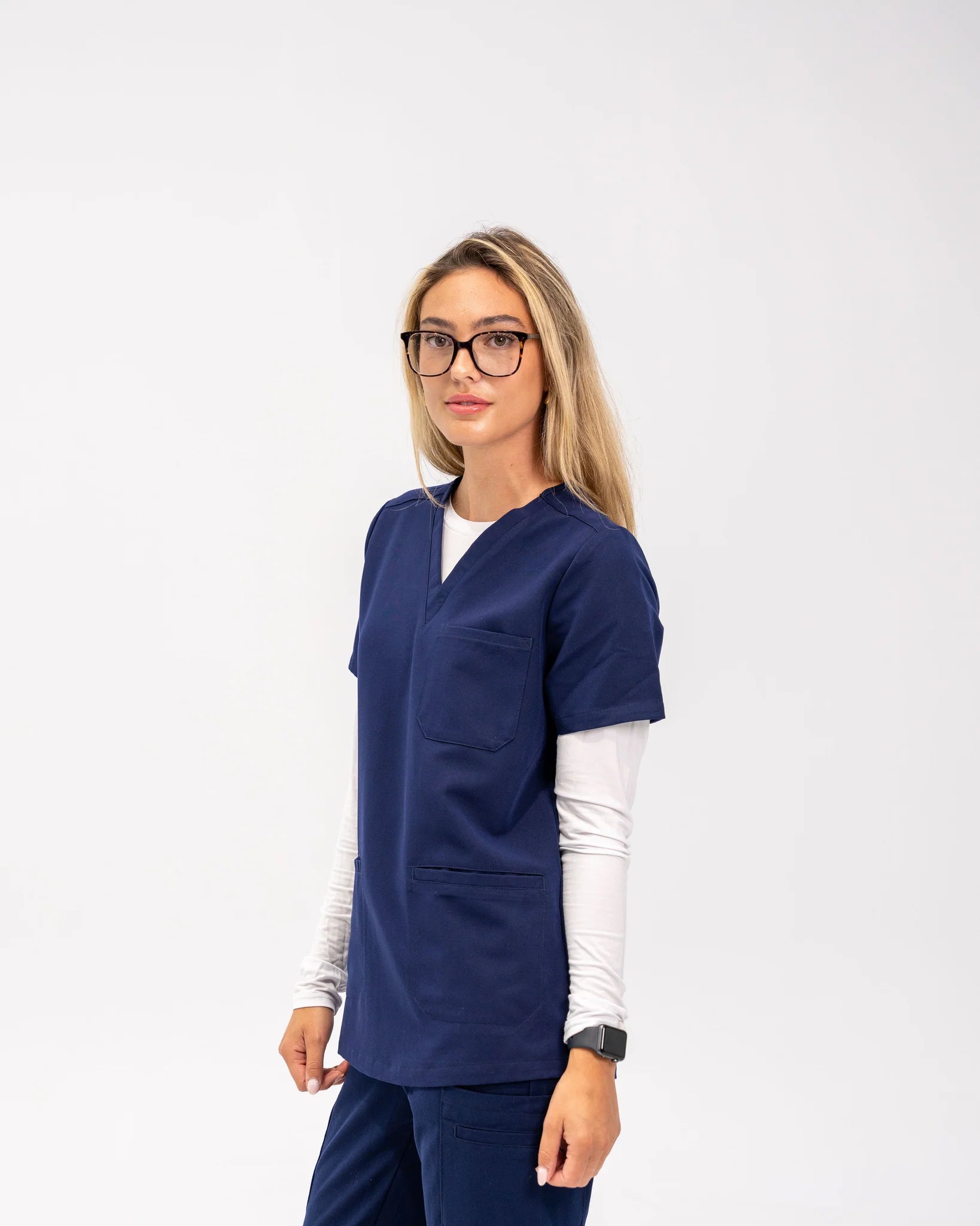 Victoria 4-Pocket Scrub Top