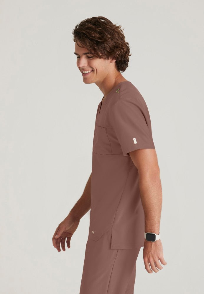 Journey 1 - Pocket Scrub TopGrey's Anatomy EvolveGSST179-DRIFTWOOD-XS