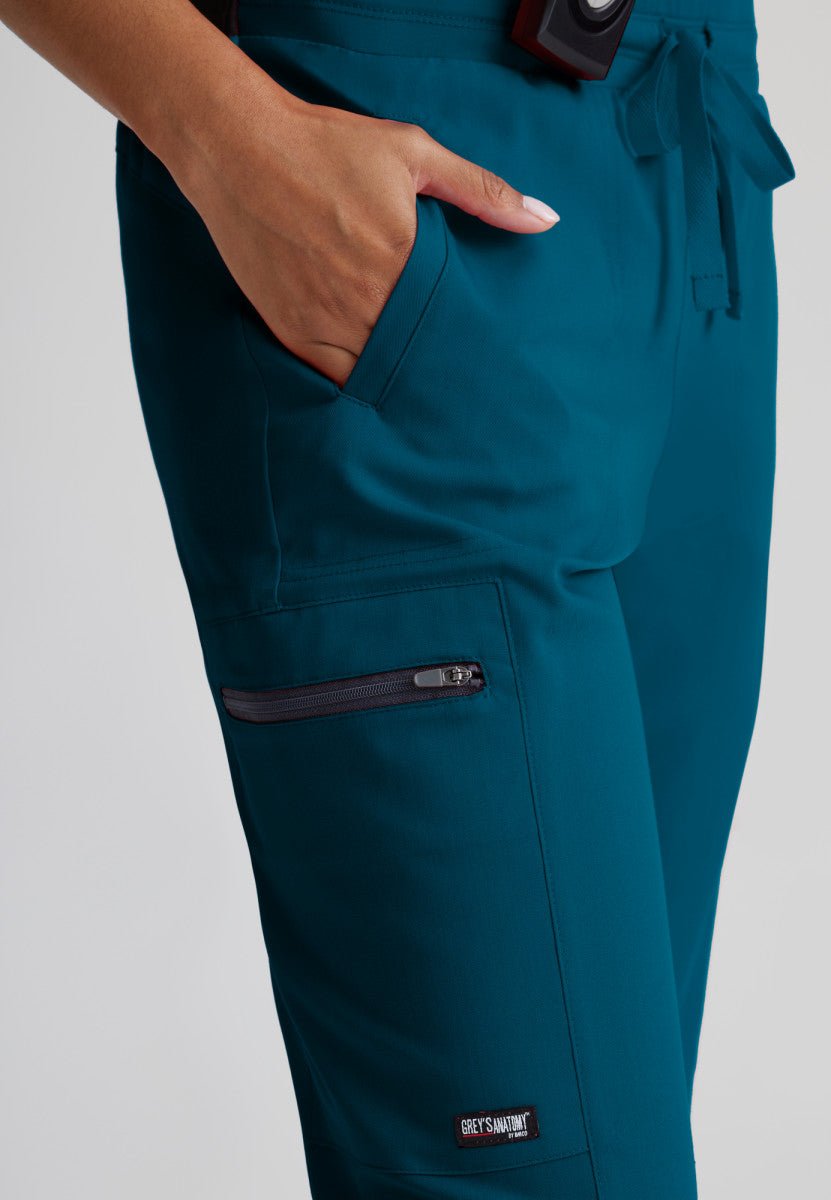 Kim Mid - Rise Straight Leg Scrub PantGrey's Anatomy Spandex StretchGRSP500-BAHAMA-XXS