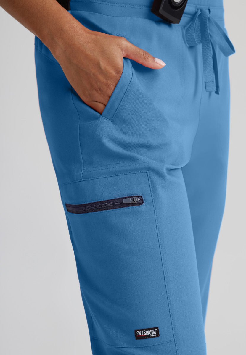 Kim Mid - Rise Straight Leg Scrub PantGrey's Anatomy Spandex StretchGRSP500-CEIL-XXS