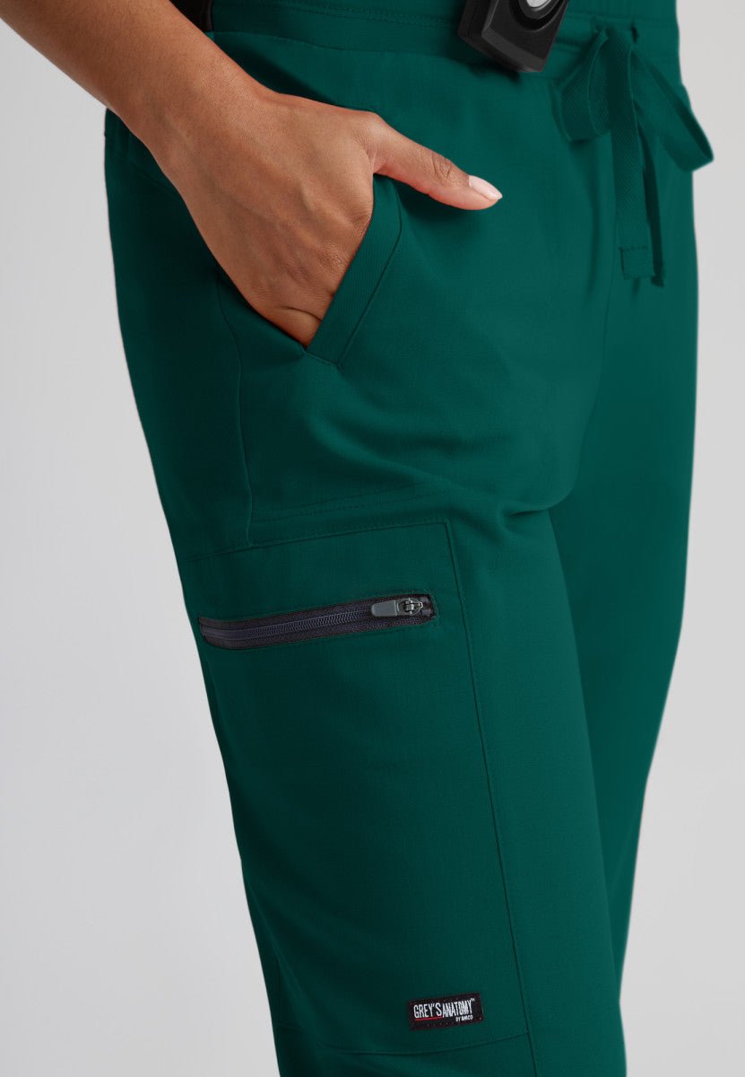 Kim Mid - Rise Straight Leg Scrub PantGrey's Anatomy Spandex StretchGRSP500-HUNTER-XXS