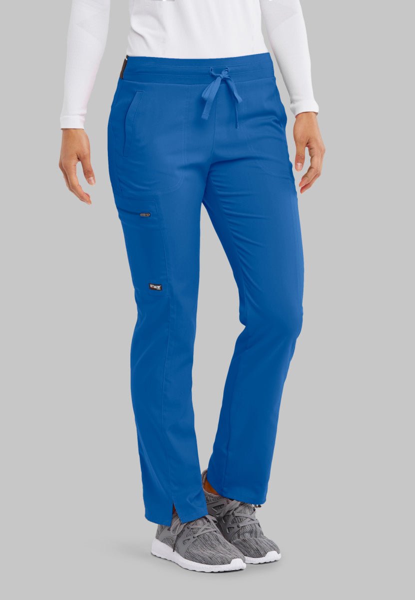 Kim Mid - Rise Straight Leg Scrub PantGrey's Anatomy Spandex StretchGRSP500-ROYAL-XXS