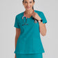 Grey's Anatomy Kira Top -  Women's V-Neck Scrub Top Women's Scrub Top Grey's Anatomy Classic Teal XS 