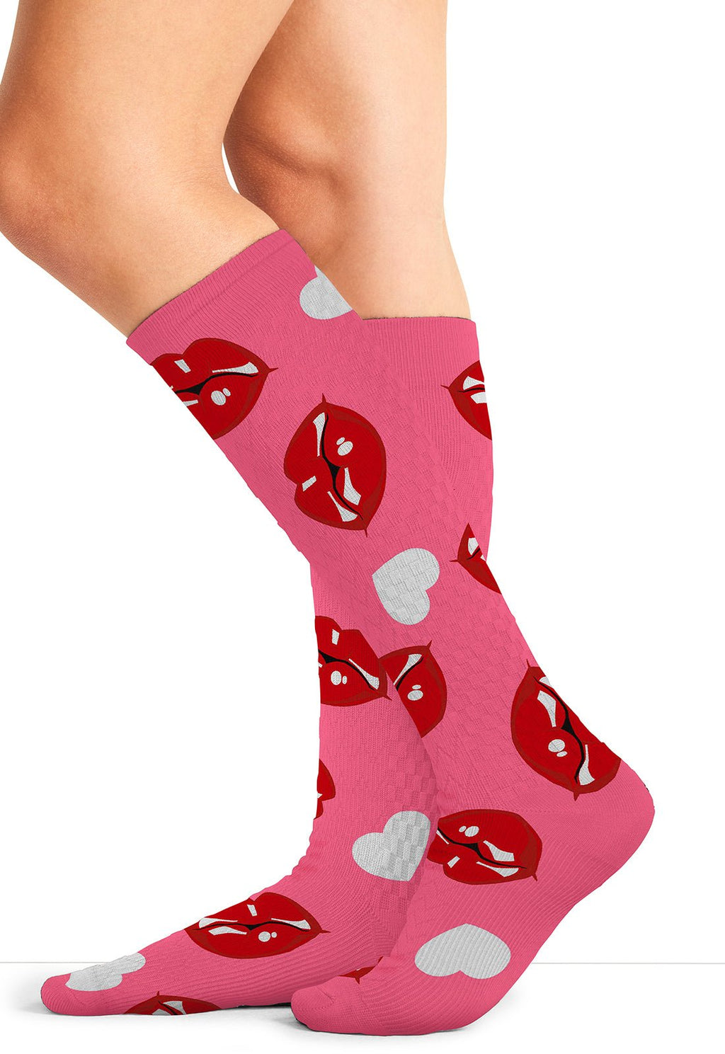 Kiss Me Compression SocksCherokee LegwearPRINTSUPPORT-KSSME