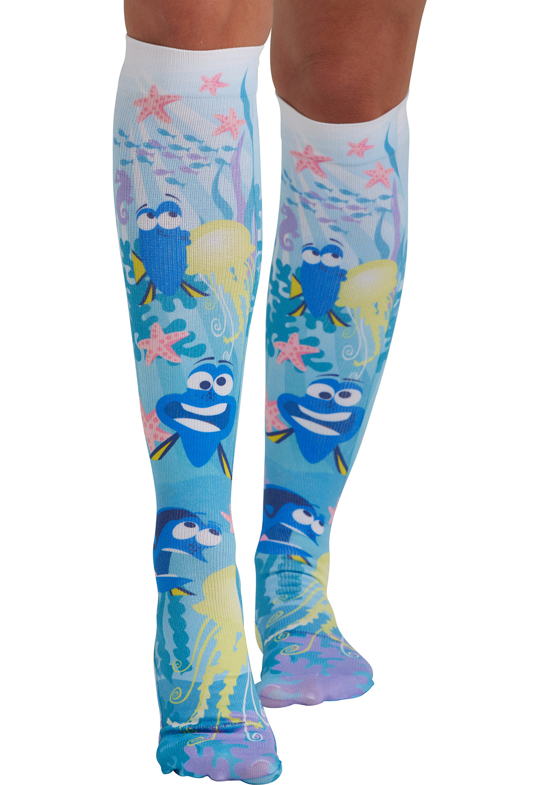 Knee High 8-15 mmHg Compression Socks Compression Socks Cherokee Legwear Finding Nemo Regular 