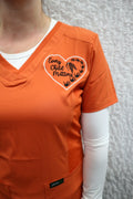 Koi - Longevity Scrub Top with Every Child Matters EmbroideredKoi1034-EVERYCHILD-XXS