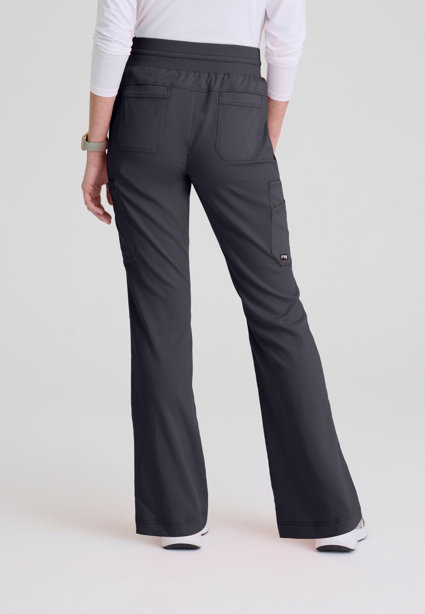 Kristi High - Rise Scrub PantGrey's Anatomy Spandex StretchGRSP722-STEEL-XXS