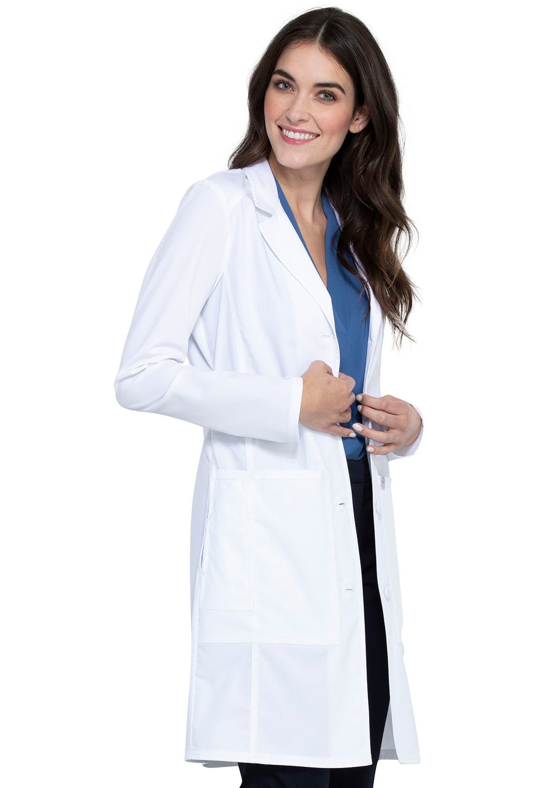 Lab Coat 36" Antimicrobial with Fluid BarrierCherokee WorkwearWW420AB-WHT-XXS
