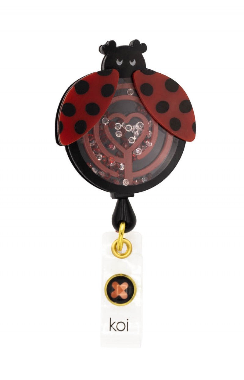Ladybug Maze - Retactable ID Badge HolderkoiA156A-LBM