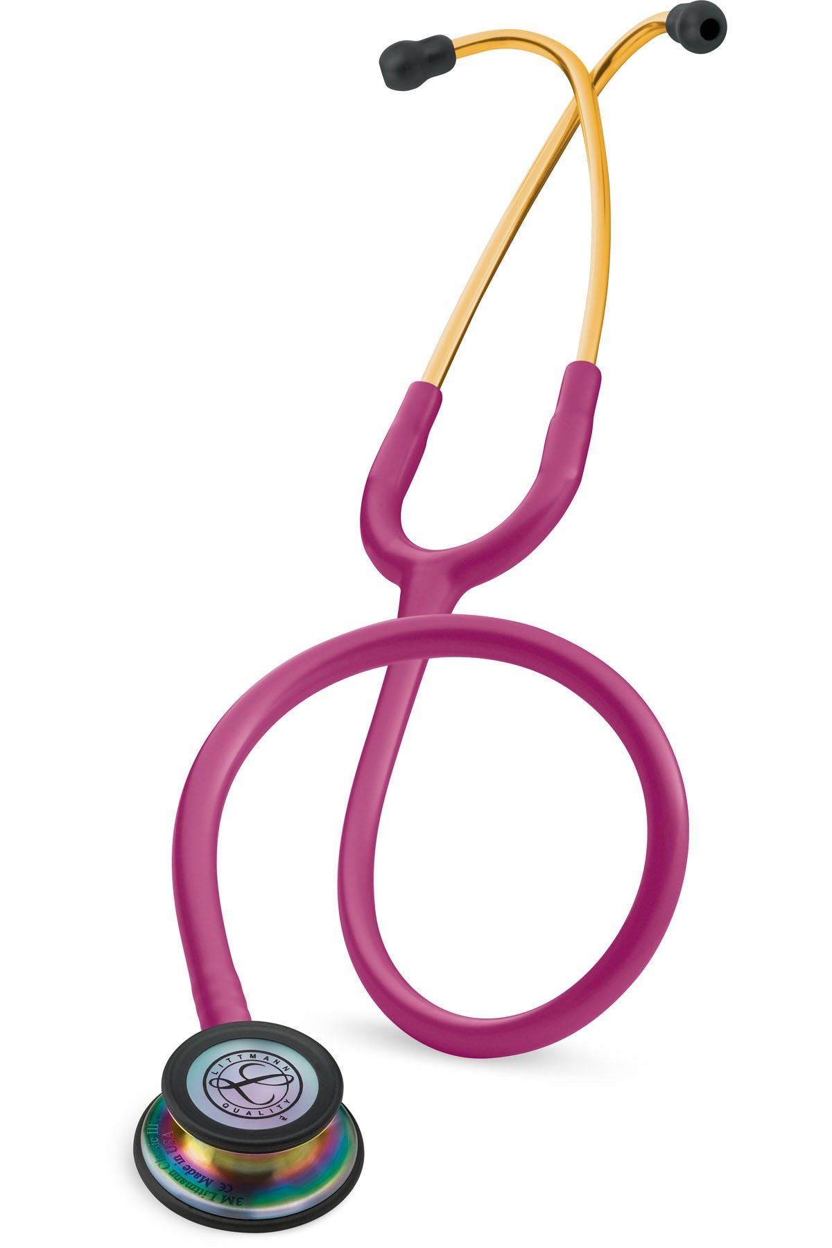 Littmann Classic III Stethoscope Stethoscope Littmann 3M Raspberry with Rainbow Finish  