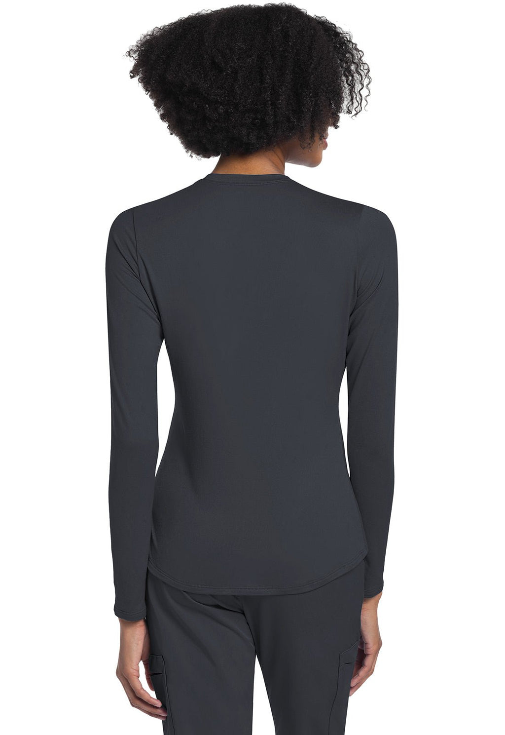 Long Sleeve Underscrub Knit TeeCherokee BasicsCK773-PEWTER-XS